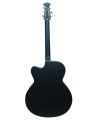 Indian Signature Acoustic Semi-Electric Guitar black. 