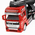 Friction Powered Transport Car Carrier Truck Toy for Boys Girls White. 