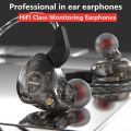 Original X2 Dynamic Wired Earphones HIFI Heavy Bass Earbuds In Ear Gaming Headphones Monitor Sport Noise Cancelling Headset Mic. 