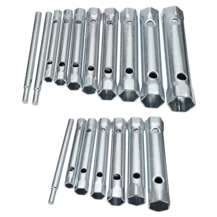 NANLIY-%2010Pcs%206-22mm%20Metric%20Tubular%20Box%20Wrench%20Set%20Tube%20Bar%20Spark-Plug%20Spanner%20Steel%20Double%20Ended%20for%20Automotive%20Plumb%20Repair%20-%20Image%207
