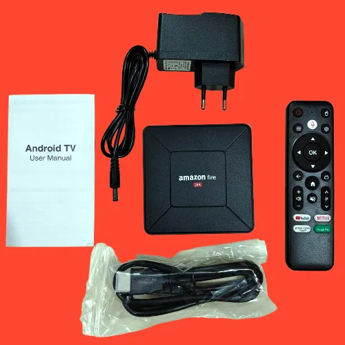 Amazon Fire Android TV Box 24K UHD | Voice Control, Chromecast Built-In ...