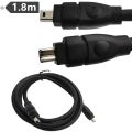 Firewire Cable IEEE 1394 4Pin to 4Pin Wire Firewire 400 Cable for DV Camera Camcorder (6ft, Firewire 400 4Pin to 4Pin). 