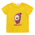 Oddbods NEWT Pink Children Cute T-shirt 100% Cotton Casual Summer O-neck Tee-shirt Kawaii Cartoon Boys and Girls Tshirts Funny. 