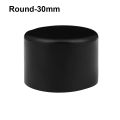 4Pcs/Set Black PVC Chair Leg Caps New Round Bottom Furniture Feet Silicone Pads Non-Slip Covers Floor Protectors Accessories. 