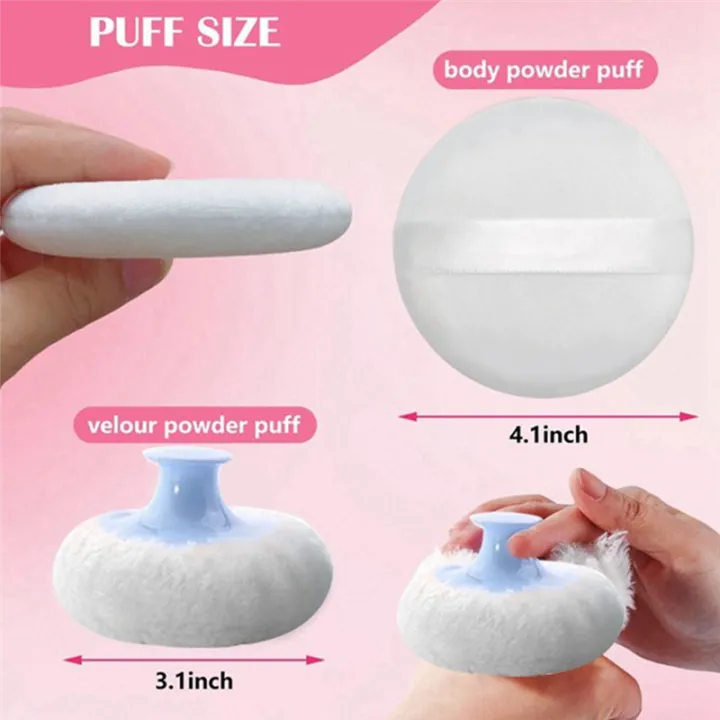 Body%20Powder%20Puff%20and%20Container%20Kit%20,%20Dusting%20Powder%20Puff%20for%20Women%20Baby%20and%20Loose%20Powder%20Containers%20for%20Wet%20Dry%20Makeup%20A%20-%20Image%202
