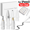 Replaceable Pencil Tips for Apple Pencil 1st/2nd Soft Hard Cap Stylus Pen Nibs No Wear Plastic/Metal iPencil Tip for IPencil 1 2. 