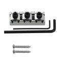 Floyd Rose Tremolo Parts with Allen Wrench Guitar String Locking Nut Zinc Alloy Mounting Screws Electric Guitar Locking Nut High Quality 42mm Electric Guitar.