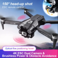 Z908 Max Drone Brushless Motor Professional 720p FPV WiFi Drone for One Key Landing, Optical Flow Hover with 2 Battery.