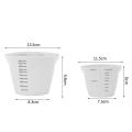 Reusable Silicone Measuring Cup Nonstick Mixing Cup for Acrylic Paint Pouring Cups Epoxy Resin, Casting Molds, Jewelry Making DIY Art Craft - 250ML.