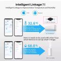 Poruis Smart Temperature and Humidity Sensor WiFi Wireless Temperature and Humidity Sensing Sensor Display. 