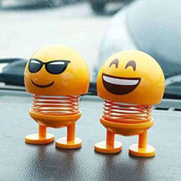 Emoji Spring Bouncing Doll - 1 Pcs (Small Size)