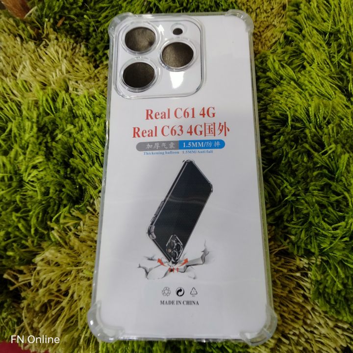 For Realme C63 4g, C61 4g Clear Cover Soft Thin Anti-Scratches Crystal Case(Transparent) C 61 63