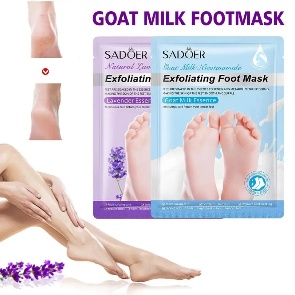 SADOER Feet Exfoliating Masks Pedicure Socks Exfoliation Scrub For