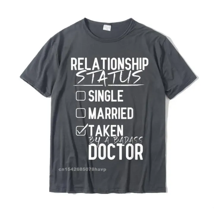 Doctor%20Relationship%20Status%20-%20Funny%20Doctor%20Shirt%20Gift%20Cotton%20Tops%20T%20Shirt%20For%20Men%20Printing%20T%20Shirts%20Printed%20Funny%20-%20Image%204