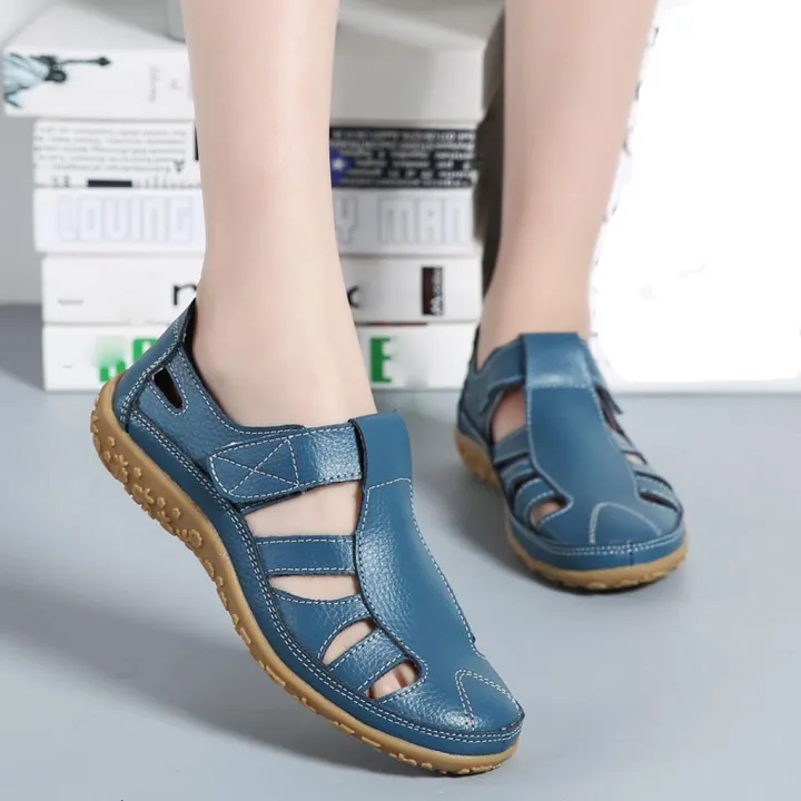 Fashion%20Lady%20Retro%20Solid%20Color%20Versatile%20Flat%20Shoes%20Casual%20Soft%20Sandals%20-%20Image%203