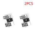 2/1pcs Atx 8/6 Pin Video Female To Male 180 Degree Angled Turning Connector Power Adapter Elbow For Graphics Gpu. 