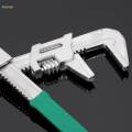 F Type Wrench Adjustable Pipe Wrench Wide Opening Spanner for DIY Project 75mmx280mm.