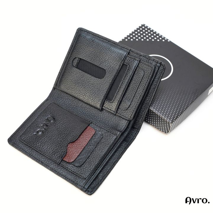 Avro%20Premium%20High%20Quality%20100%25%20Cow%20Leather%20Wallet%20For%20Men%20Soft%20Leather%20Portable%20Card%20Pocket%20Slim%20Moneybag%20For%20Men%20-%20Image%203