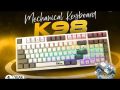 Pc Power K98 RGB White Wired Mechanical Gaming Keyboard. 