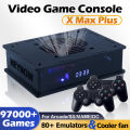 Video Game Console X MAX Plus S905X4 Android 11 Emuelec4.6 Dual System For SS/PSP/PS1/DC 97000+ Games 80+ Emulators Retro Games. 
