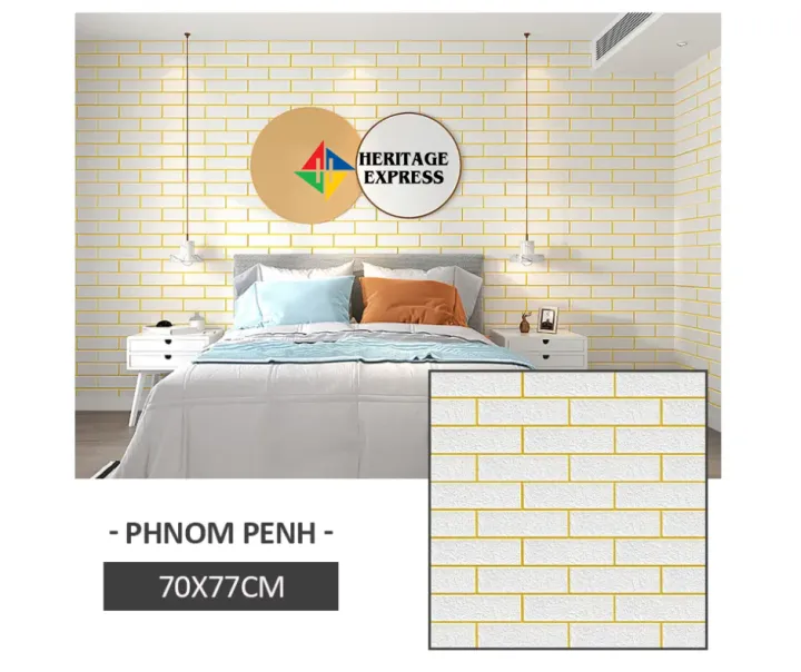 4p%20-%203D%20Design%20Decorative%20Foam%20Brick%20Solid%20Color%20Wallpaper%20Sticker%20Waterproof%20Anti-collision%20Wall%20Sticker%20-%20Image%208