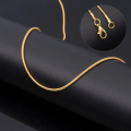 Stylish Men Stainless Steel Flat Snake Neck Chain.