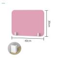 Divider Panel Protective Screen Sturdy Checkout Counter Desktop Partition Board for Call Center, Testing Center, Office, Desktop, Easy to Install. 