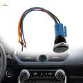 Hazard Lights Switch Button Car Emergency Lights Switch Button for Motorcycle. 