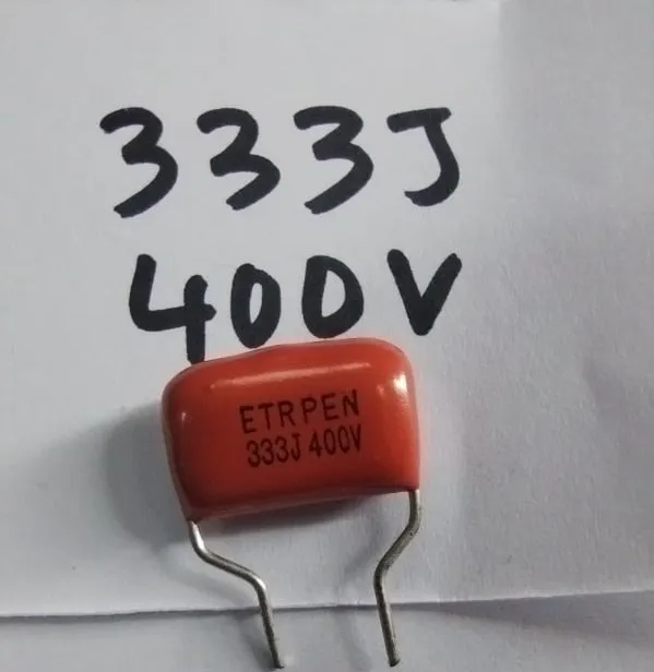 5Pcs-%20METALLIZED%20333j%20400V%20Metallized%20333j%20400V%20Polypropylene%20Capacitor%20Mylar%2033nF%20Polyester%20Film%20Capacitors%202%20Pin%20Leads%20Terminals%20Connections%20Leg%20-%20Image%202