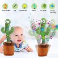 Dancing cactus talking cactus Stuffed Plush Toy Electronic toy with song plush cactus potted toy Early Education Toy For kids. 