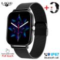 LIGE Y13 UNISEX Full Touch Sport Smart Watch Heart Rate Fitness Tracker Bluetooth call Smartwatch wristwatch For Android Smartwatch.