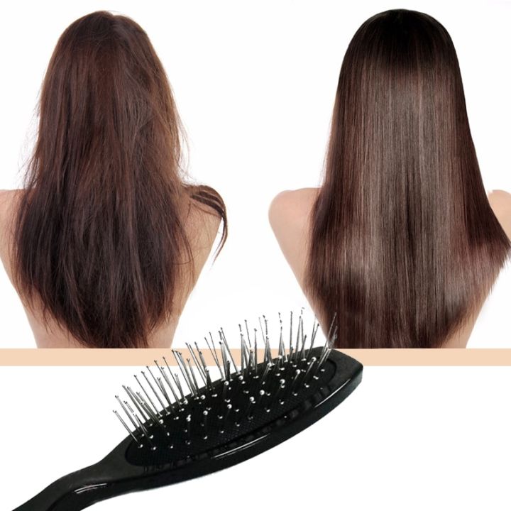 【Daily Necessities For Anyone Store】Pink Steel Comb Air Cushion Brush Static Accessories Extensions Massage Hair Comb