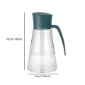 【Thriving】 600ML Leak-Proof Oil Bottle Kitchen Gadget Sets Seasoning Bottle With Stainless Steel Nozzle, Seasoning Dispenser. 