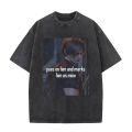 Limited Leon S Kennedy Graphic Tee Shirt 90s Resident Evil 4 Vintage Washed T-Shirt Y2k Men's Gothic Clothing Oversized T Shirts. 