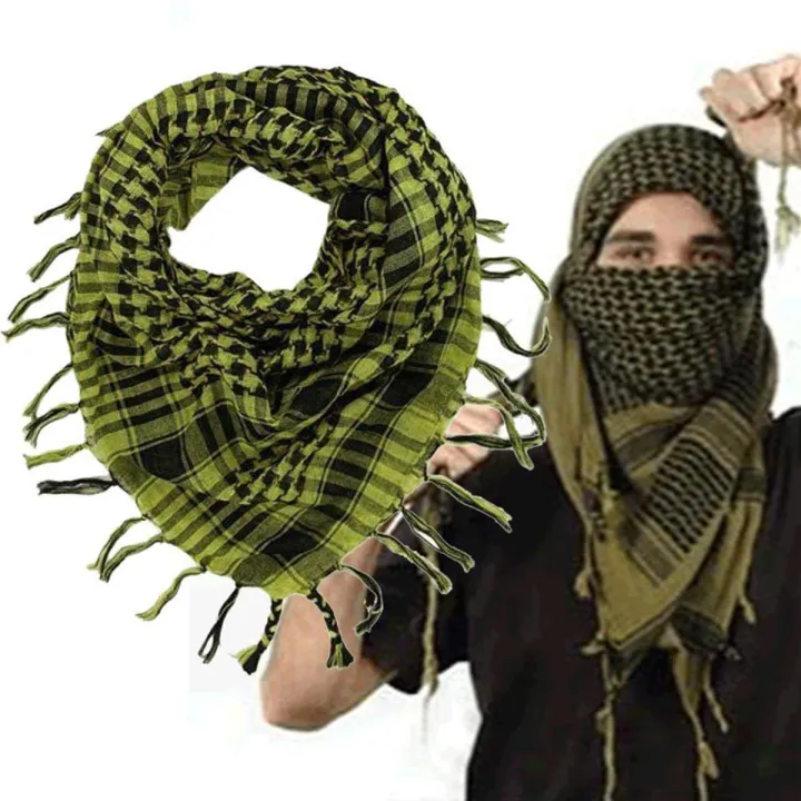 ?ALLGOOD?Arab Shemagh Keffiyeh  Tactical Palestine Scarf Shawl Kafiya Wrap Hot
