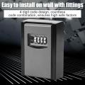 4 Di t Combination Pas Key Storage Box Wall Mounted Safety Lock Tool.