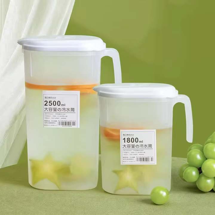1.8/2.5L%20Plastic%20Large%20Cold%20Water%20Pitcher%20Drink%20Beverage%20Dispenser%20Juice%20Kettle%20Handle%20Storage%20Tank%20Jug%20-%20Image%205