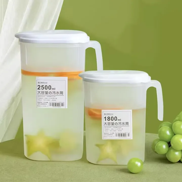 1.8/2.5L%20Plastic%20Large%20Cold%20Water%20Pitcher%20Drink%20Beverage%20Dispenser%20Juice%20Kettle%20Handle%20Storage%20Tank%20Jug%20-%20Image%203