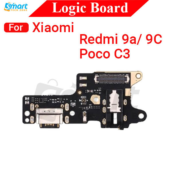 Porta Di Ricarica USB-C Con Connettore Dock Per Xiaomi Redmi 9A 2020 E 9C 2020 - Kit Di Sostituzione Con Strumenti Di Installazione