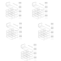 50Pcs Floating Shoe Display,Sneaker Shelves Wall Mount Levitating Shoe Display Stand for Sneaker Collection or Shoes Box. 