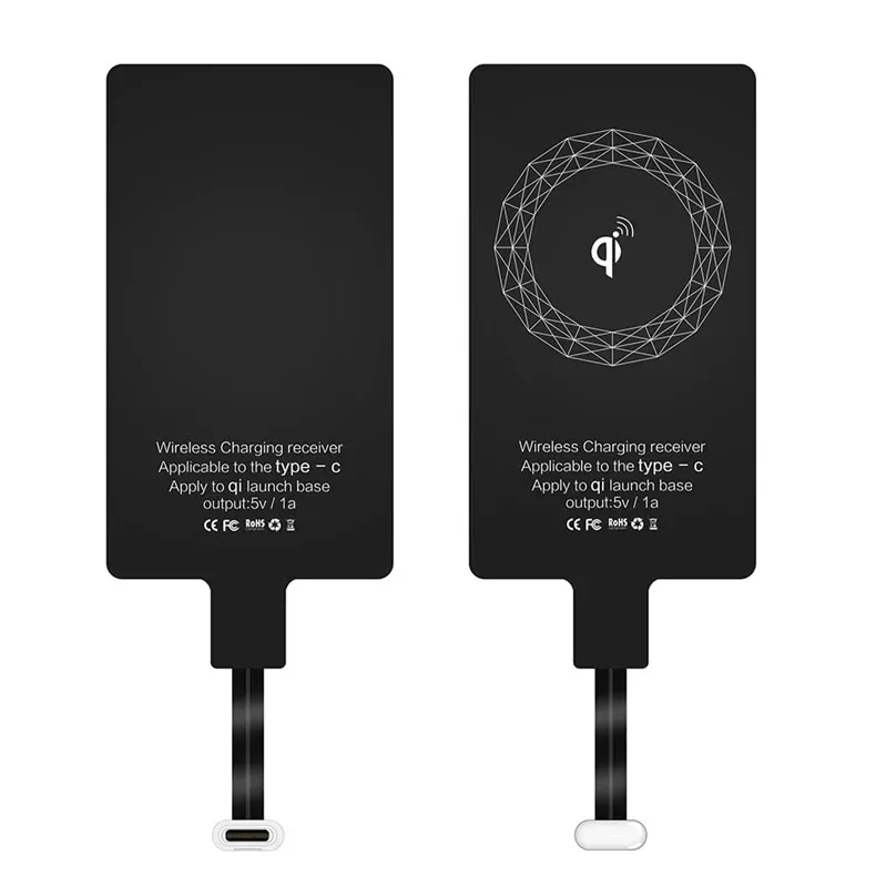 Wireless Charger Receiver Support Type C Micro USB Fast Wireless