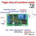 DC12V LED Display Countdown Timing Timer Turn OFF Relay Switch with a LED Display High Precision.