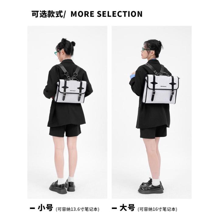 Wood and Stone Bag Cambridge Satchel Female Large Capacity College Student British College Style Class Crossbody Bag Backpack