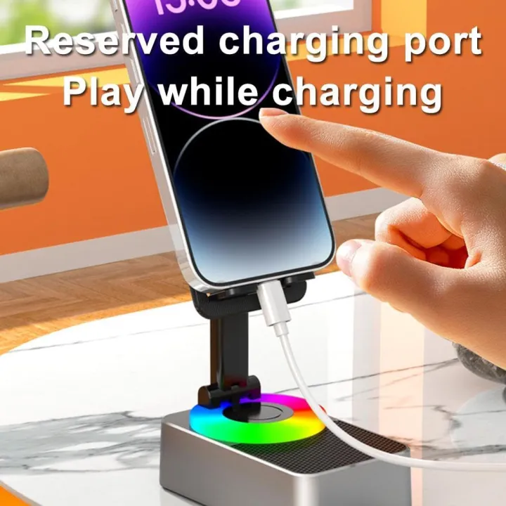 Cell%20Phone%20Stand%20with%20Wireless%20Bluetooth%20Speaker%20&%20Power%20Bank%20-%20Foldable%20Audio%20Phone%20Holder%20with%20HD%20Surround%20Sound%20for%20Home%20&%20Outdoor%20-%20Image%206