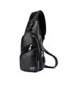 Men's Crossbody Messenger Bag in Brown Black Coffee PU Leather | 9.7-Inch for Business & Travel | Cross Bag, Shoulder Bag, Backside Bag, Shoulder Strap Bag, Rider Bag. 
