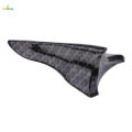 10x Carbon Fiber Generator Shark Fin Spoiler Wing For Auto Car Roof. 