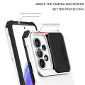 Quiberk for Samsung Galaxy A52/a52s 5G vocabulary case slide camera cover leg hard shockproof armor back casing.