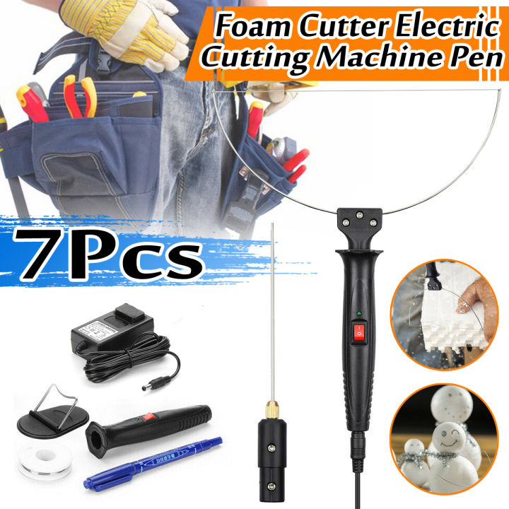 Tool parts 18W 7PCS 3 in 1 Foam Cutter Electric Cutting Machine Pen Tools Kit 110-260V