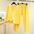 New Double-Sided Dralon Fleece-Lined Loungewear Pullover Thin Velvet Pajamas Suit Women's Winter Large Size Long Sleeve T Shirt Pajama Pants.
