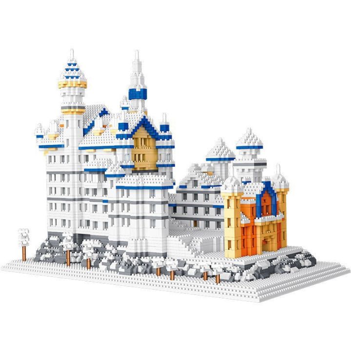 Compatible%20with%20Lego%20Snow%20Swan%20Lake%20Castle%20Micro%20Drill%20Particles%20Difficult%20Building%20Blocks%20Children's%20Building%20Model%20Toys%20-%20Image%205